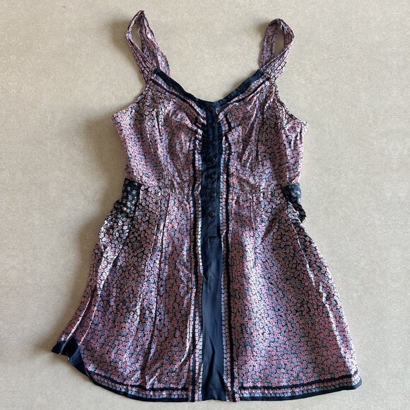 Free People Floral Babydoll Tank ASO Alex Russo - Picture 3 of 9